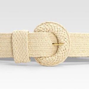 Lily Pulitzer Woven Belt (Natural/Tan & O/S)